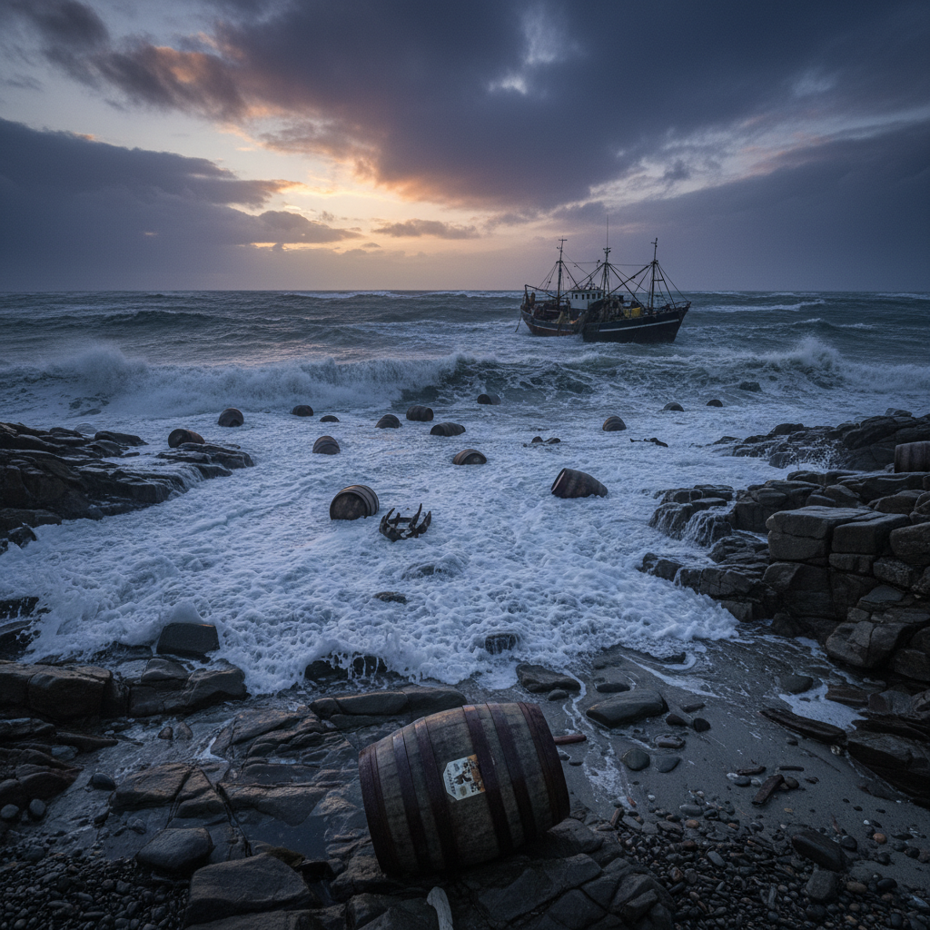 Your cider is in the ocean, b'y. Seriously.