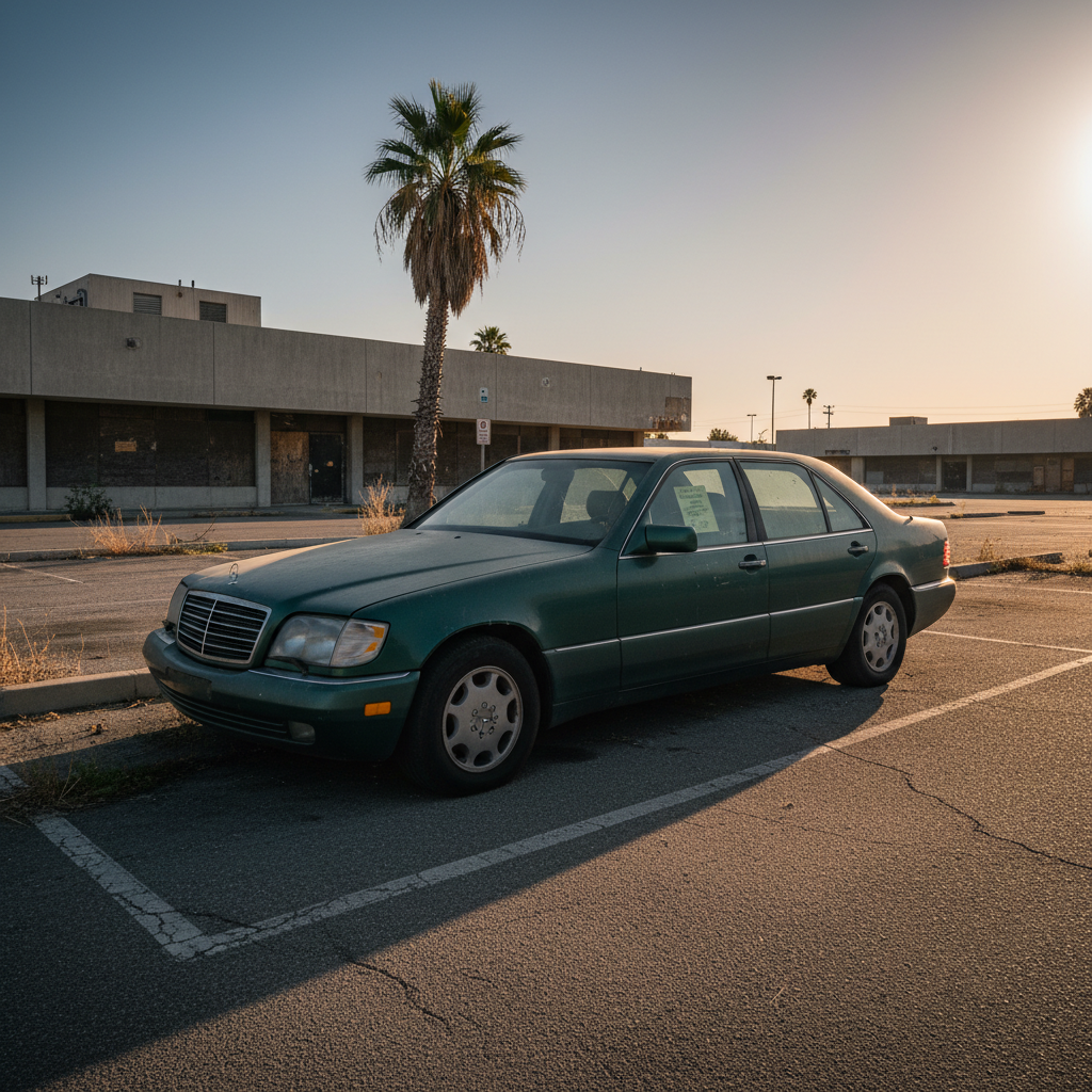 Your aunt's 1995 Benz is stuck at the DMV. For years.