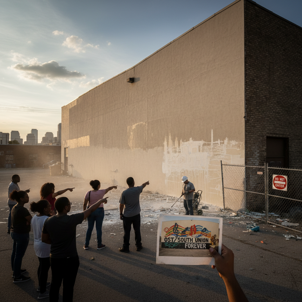Your OST/South Union mural is gone. What happened?
