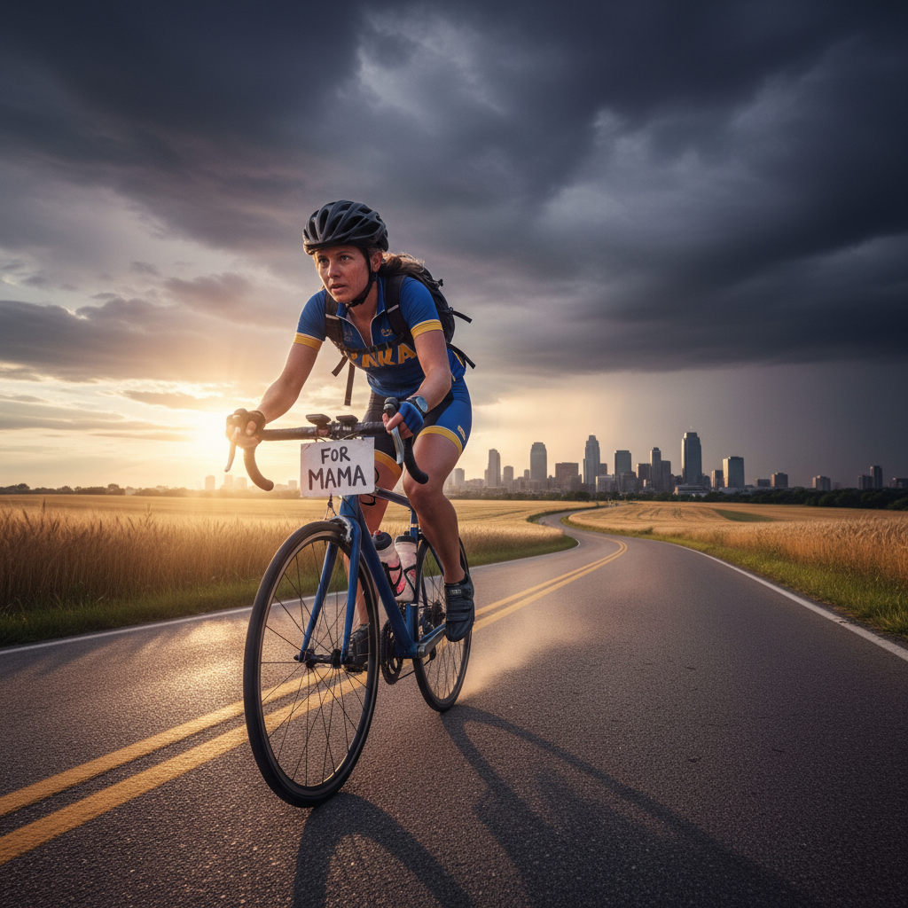 Your KC neighbor is biking 300 miles for her mama.