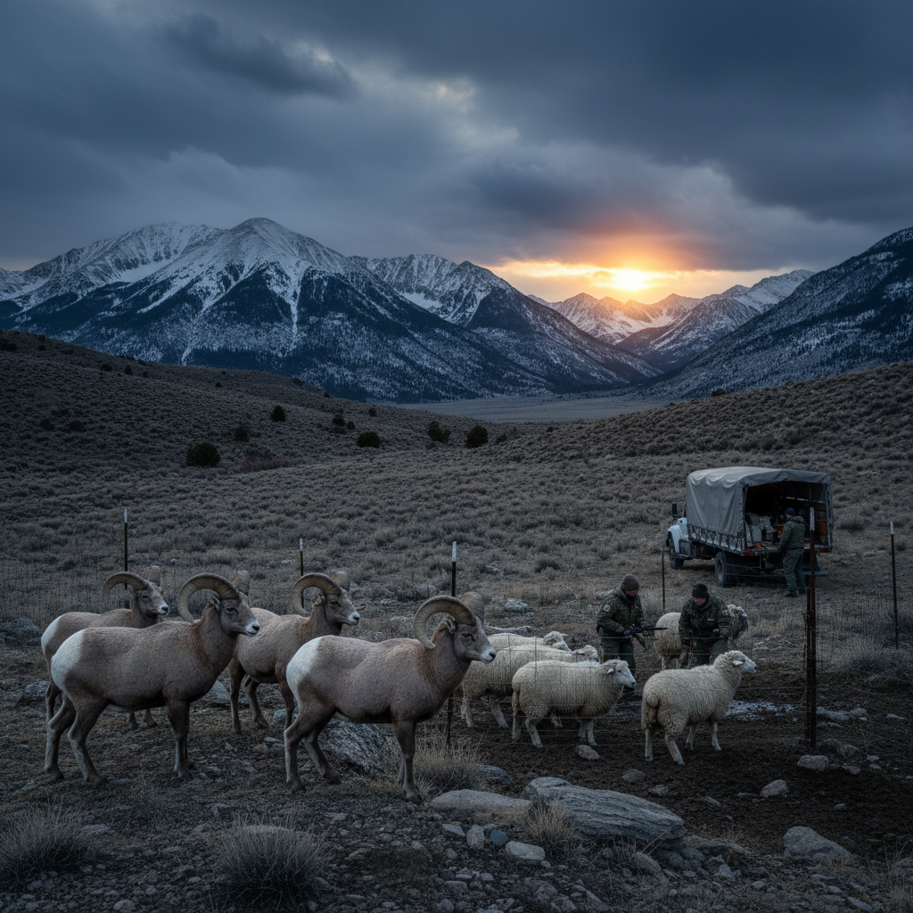 They're killing domestic sheep to save our wild ones. Wait, what?