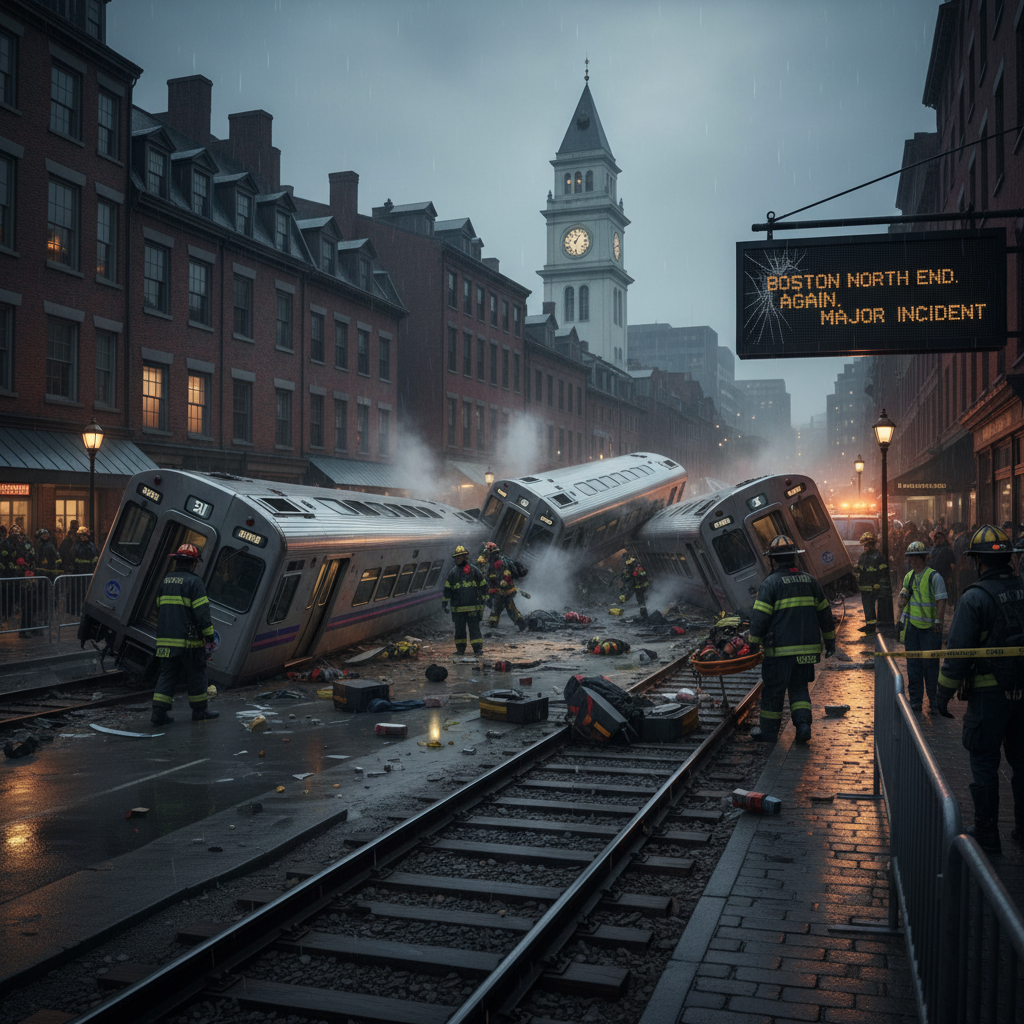 Your train just derailed in the North End. Again.