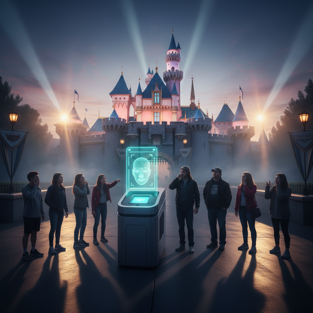 Disneyland is scanning your face now. Are you cool with that?