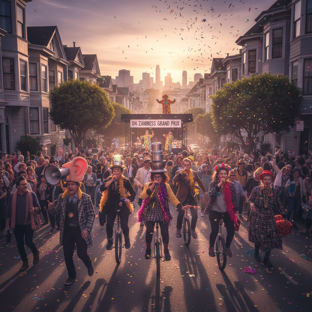 Your D4 race is the "loudest and silliest" in SF. Why?