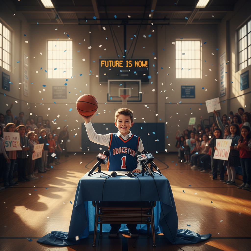 Your Brockton kid just declared for the NBA draft from elementary school