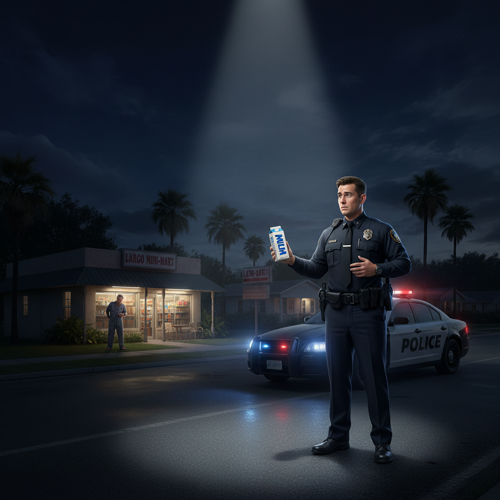 Someone called 911 three times for milk. Really, Largo?