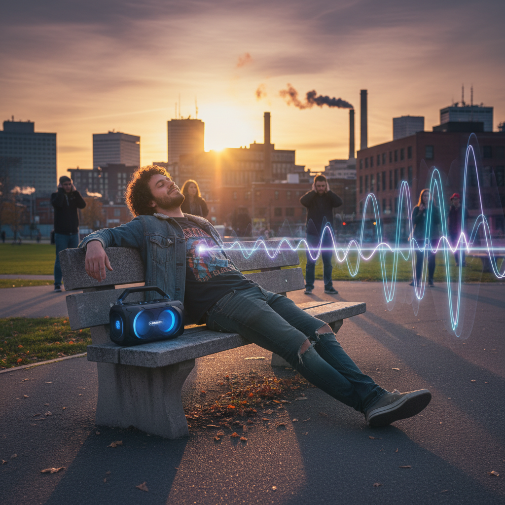 Why do Hamiltonians blast music without headphones?