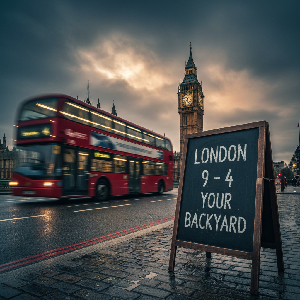 London just told 9-4 against your backyard.