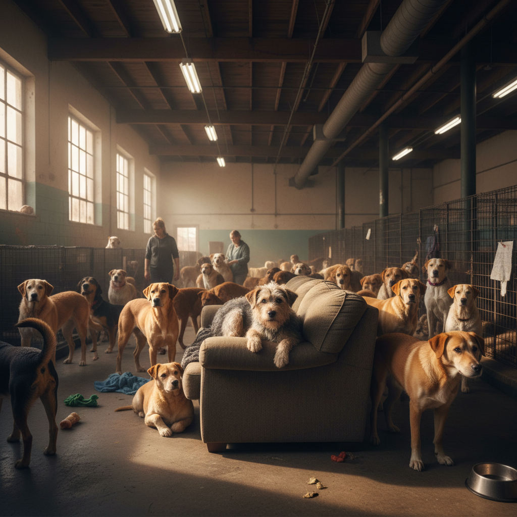 Dallas Animal Services is overflowing. Can your couch fit one more?