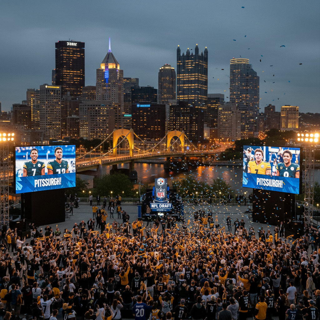 The NFL Draft just brought a surprising boom to Pittsburgh.