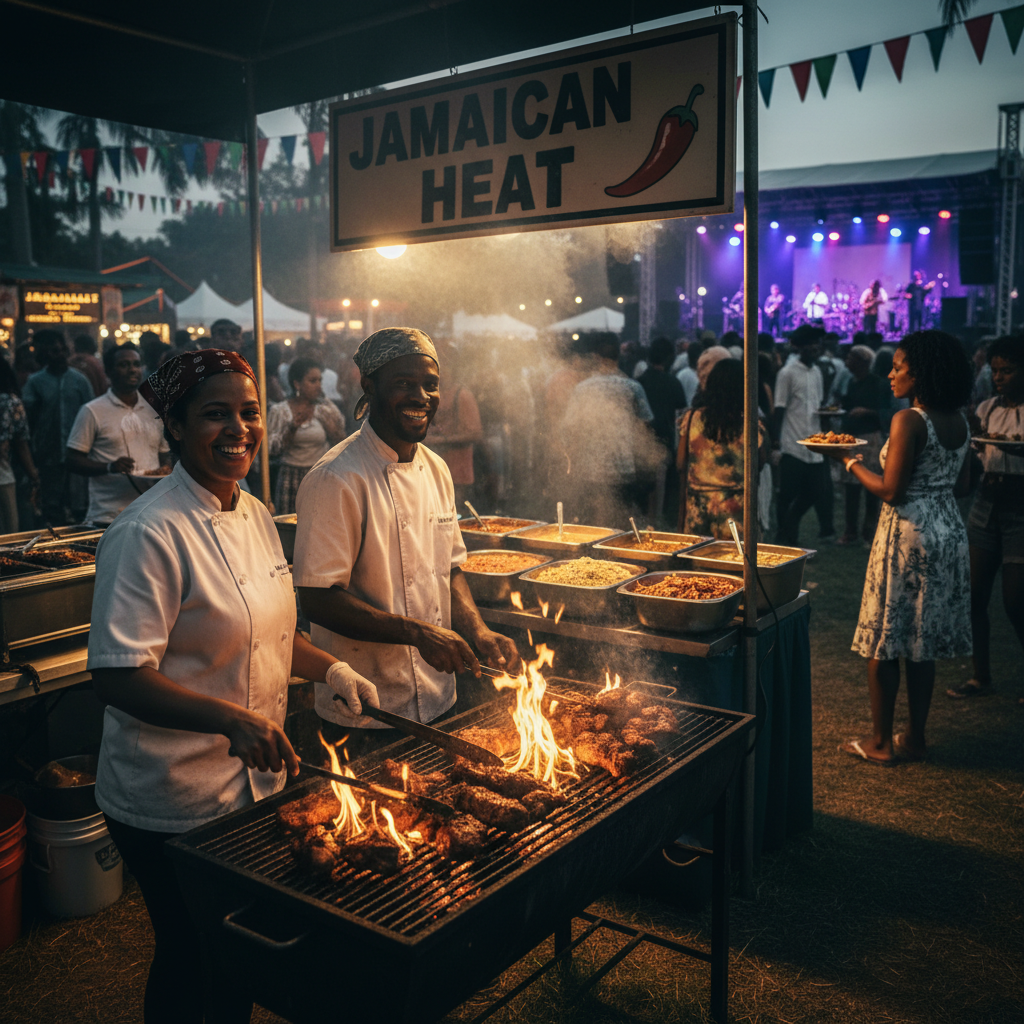 Jazz Fest's 2 Jamaican vendors are bringing the heat.