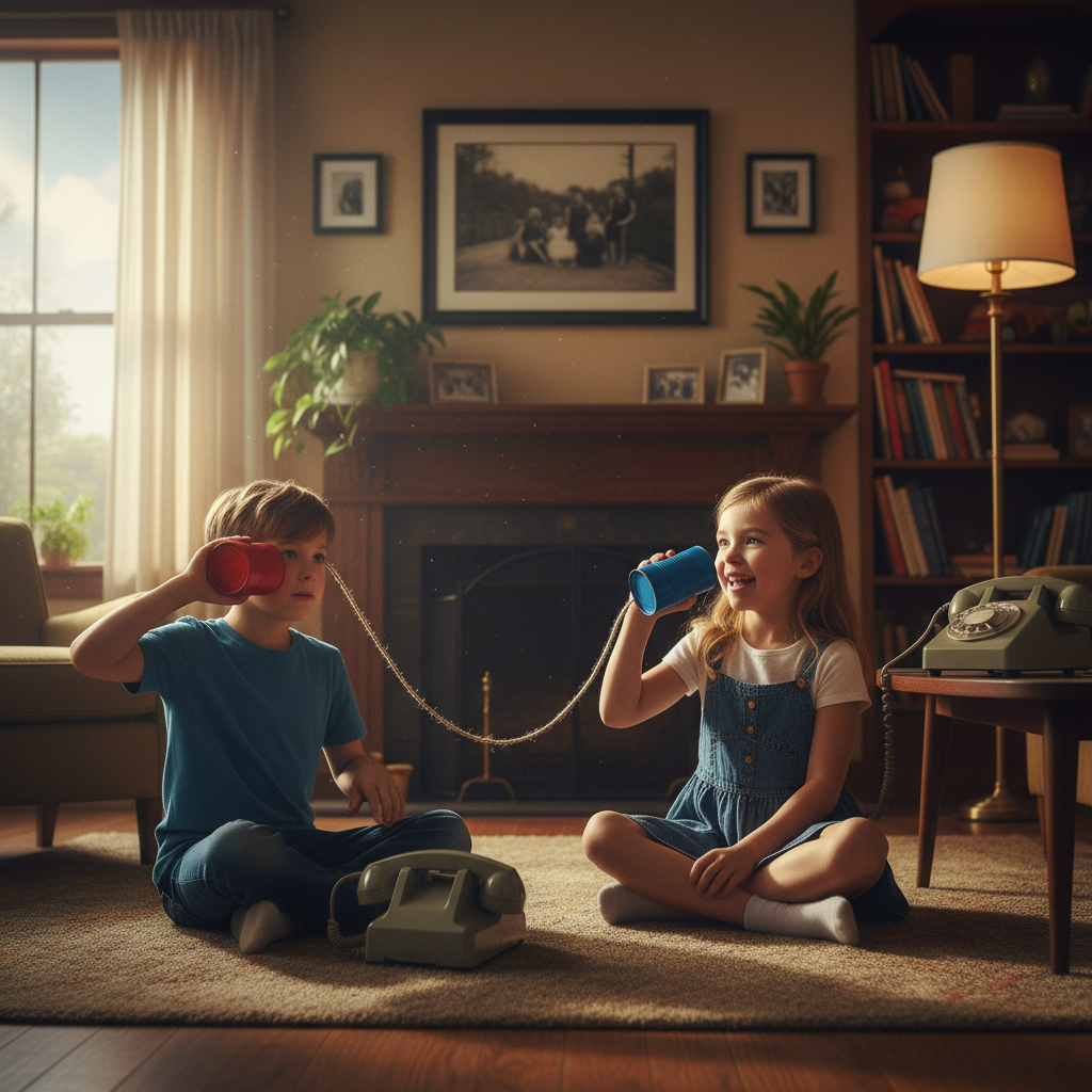 Your kids want a "Tin Can" landline phone. Seriously.