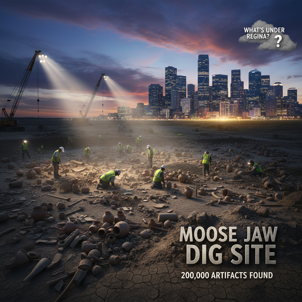 Moose Jaw just unearthed 200,000 artifacts. What's under Regina?
