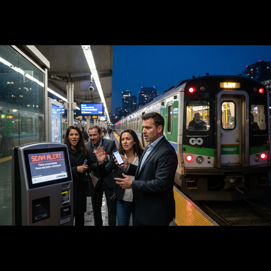 Your GO train commute just got scammed.