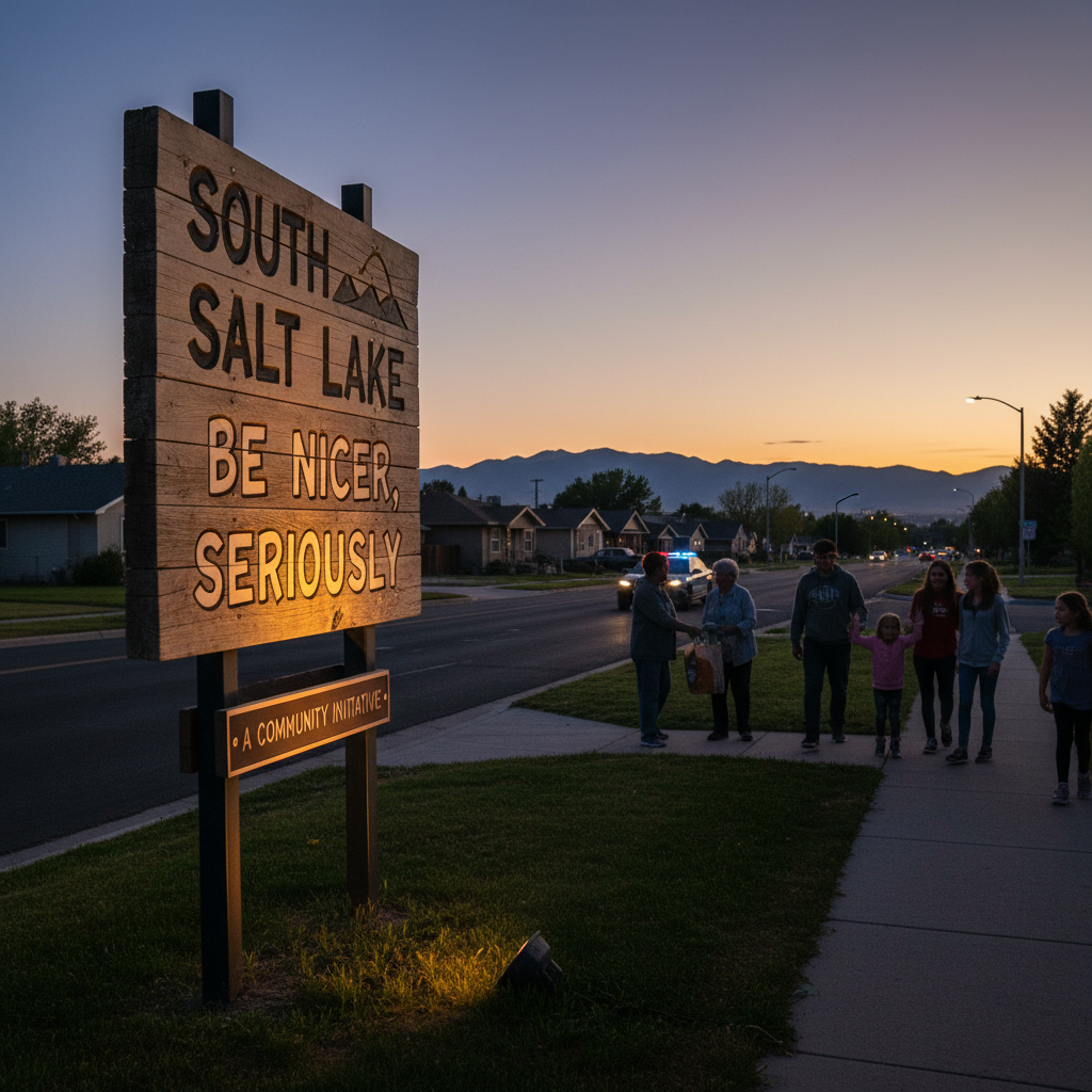 South Salt Lake wants you to be nicer, seriously