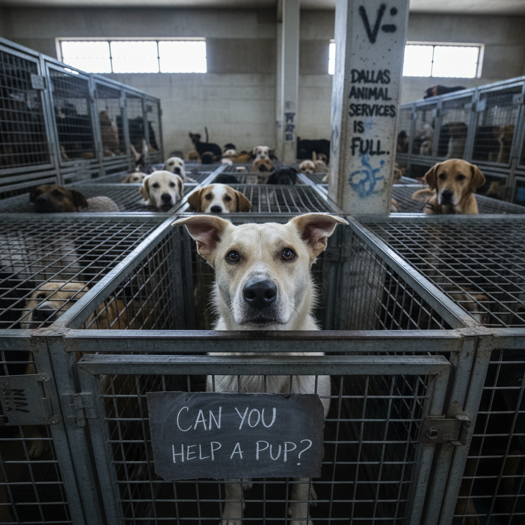 Dallas Animal Services is full. Can you help a pup?