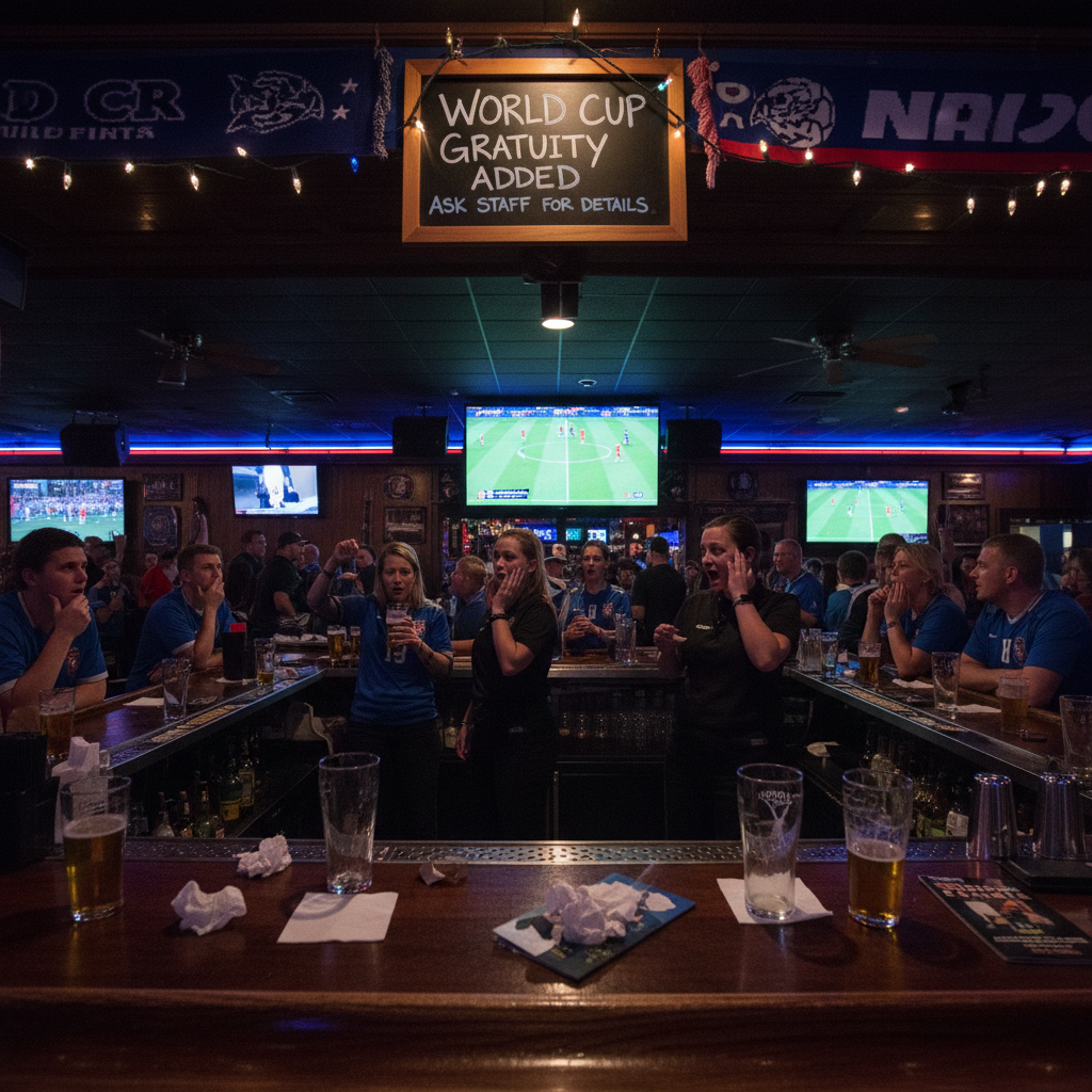 KC bars are adding a World Cup gratuity. Why?