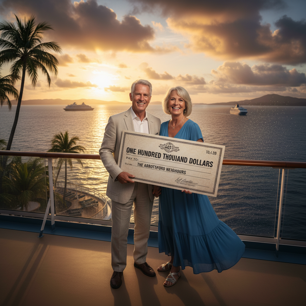 Your Abbotsford neighbours just won $100,000 to cruise the world
