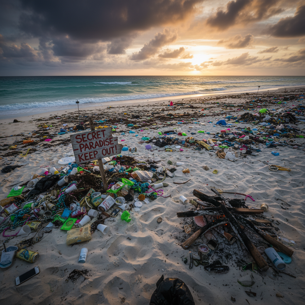 Your secret beach got trashed by social media. Guess which one.