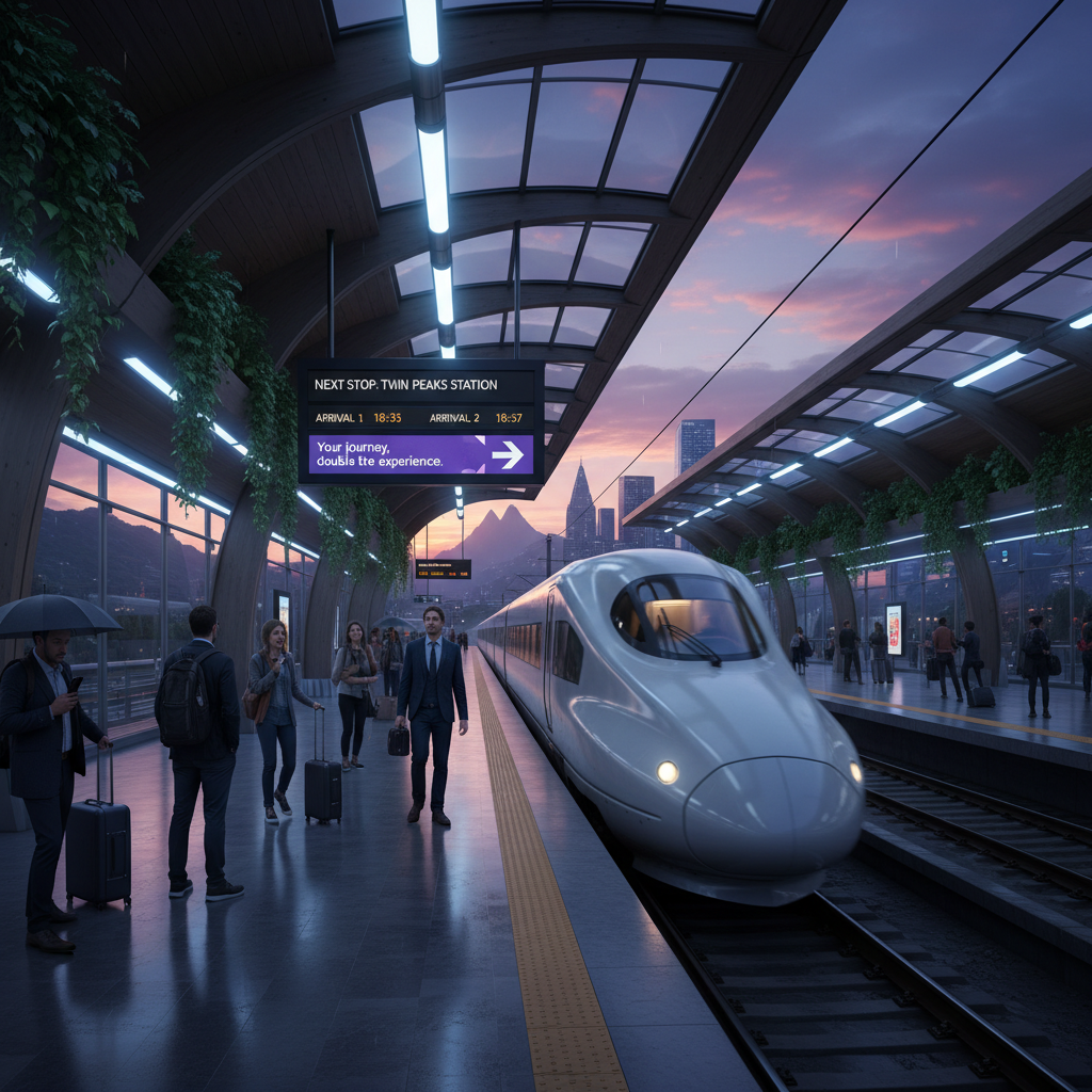 Your high-speed train might actually stop here twice