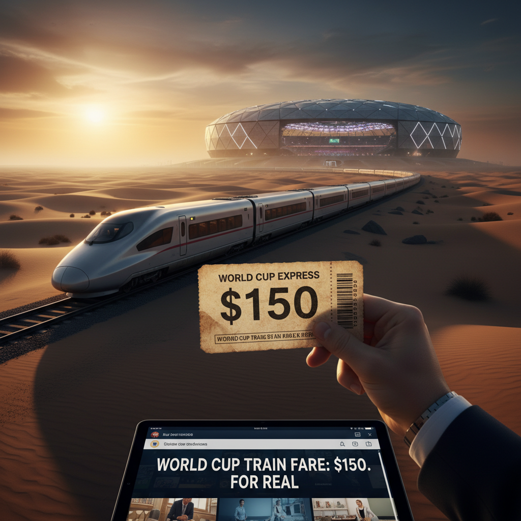 Your World Cup train ticket will cost you $150. For real.