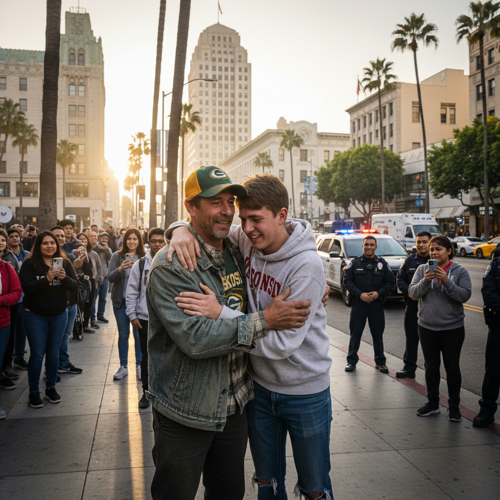 Oshkosh father and son found in L.A. Can you believe it?