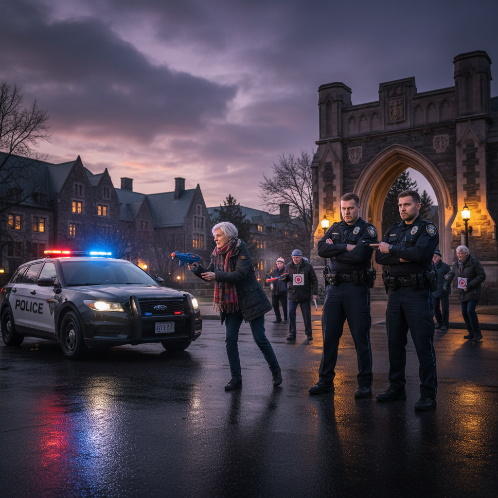 Waterloo seniors are playing Assassin and the police are NOT happy