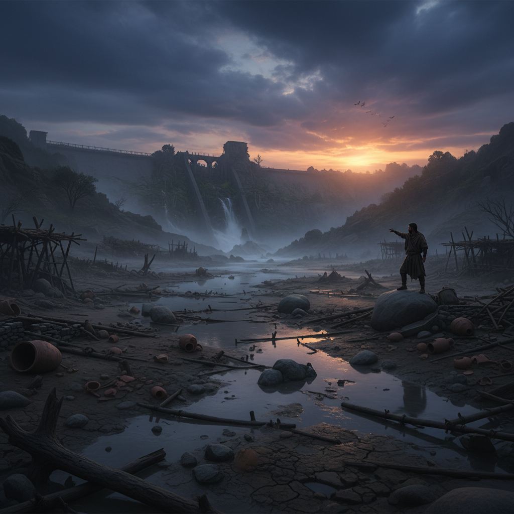 Your ancestors saw a flood that wiped out a whole settlement.