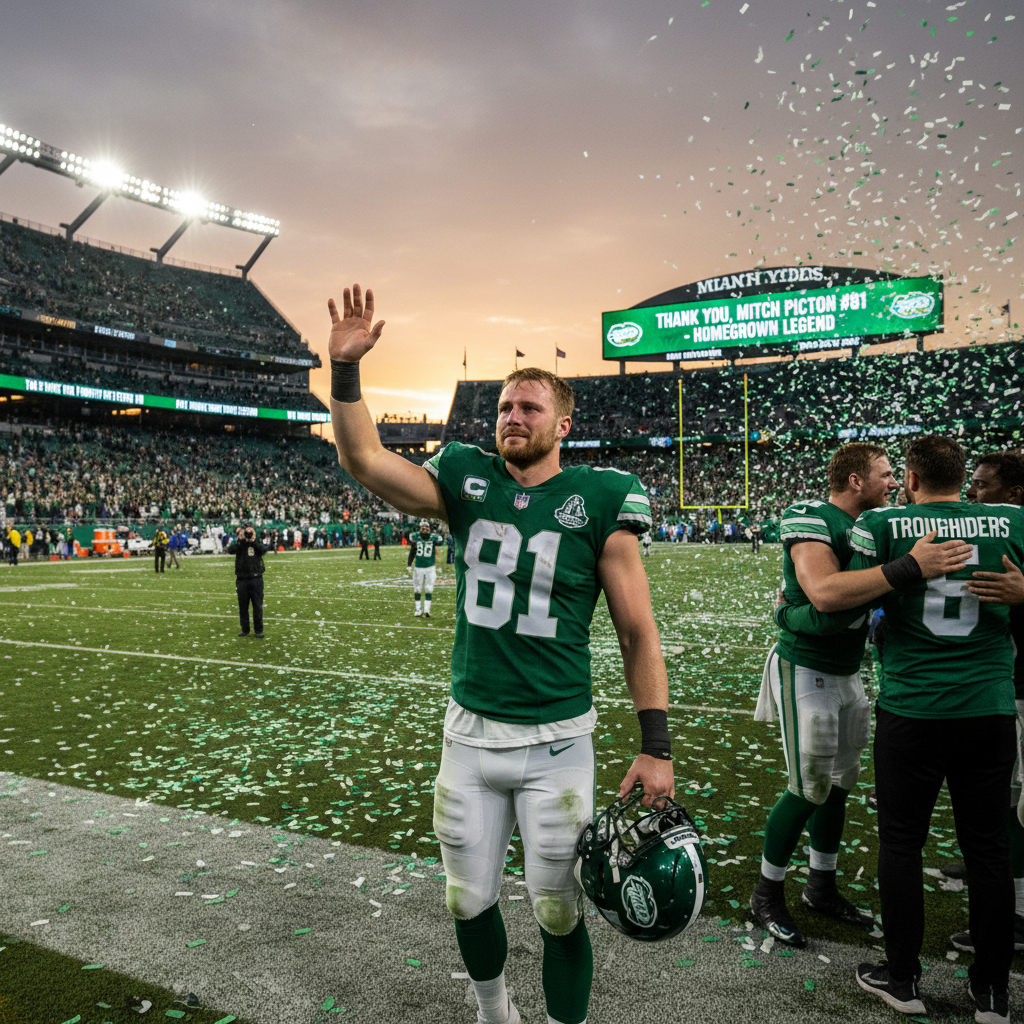 Your hometown hero Mitch Picton just retired a Rider.