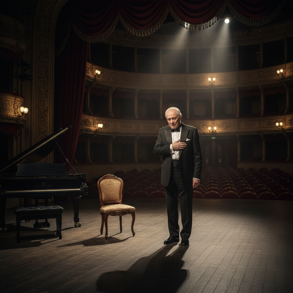 Your opera singer just sang his last note after 51 years.