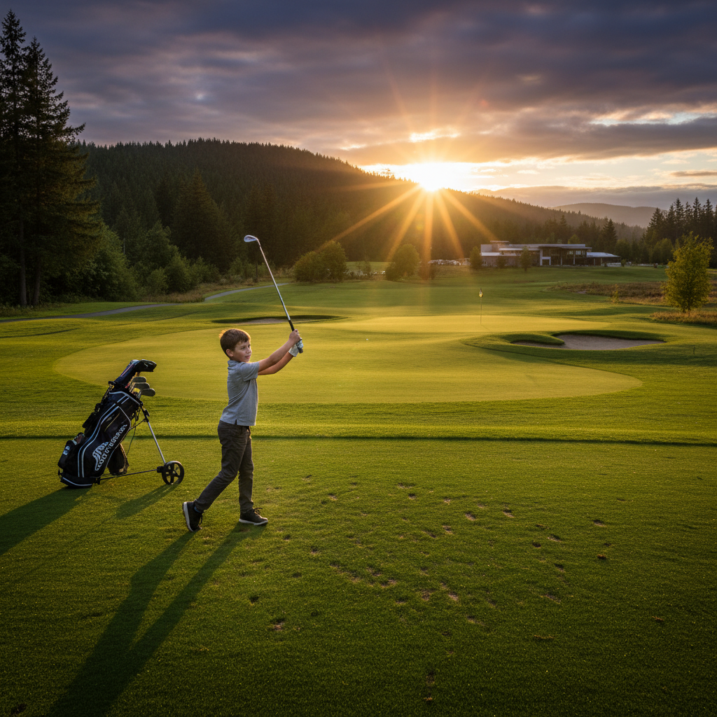 Your kid could actually golf at Ledgeview, seriously.