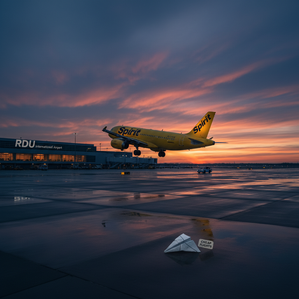 Spirit Airlines just left RDU. What about your cheap flights?