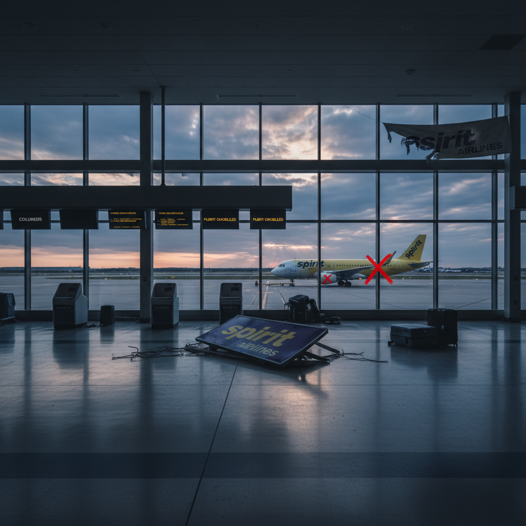 Spirit just abandoned Columbus after 34 years. Your flights are gone.