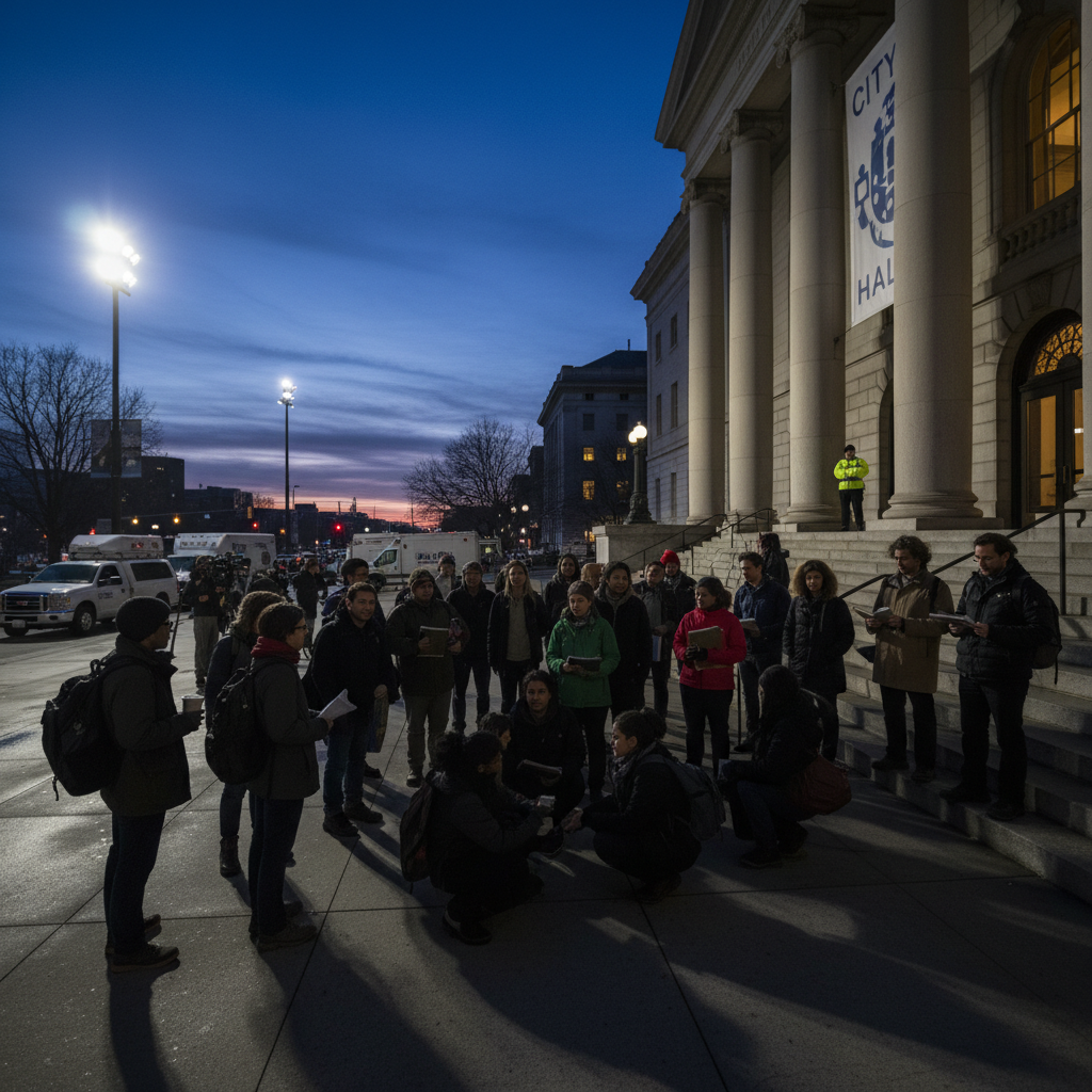 Your neighbours showed up at City Hall before dawn to run for office
