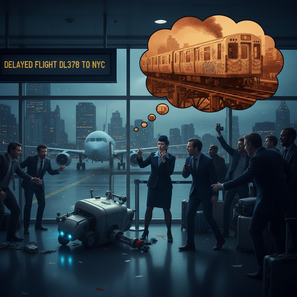 A 70-pound robot just delayed a flight. What about our L train?