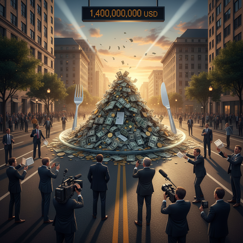Your K Street lunch just hit a $1.4 billion record.