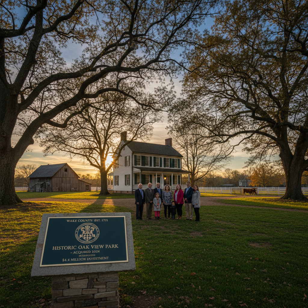 Wake County just dropped $4.4M on Historic Oak View Park.