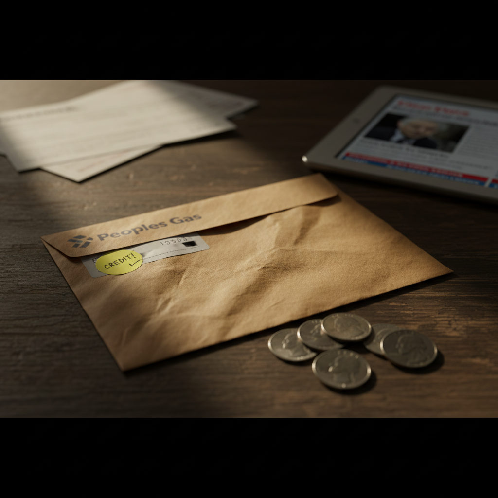 Your Peoples Gas bill just got a tiny credit.
