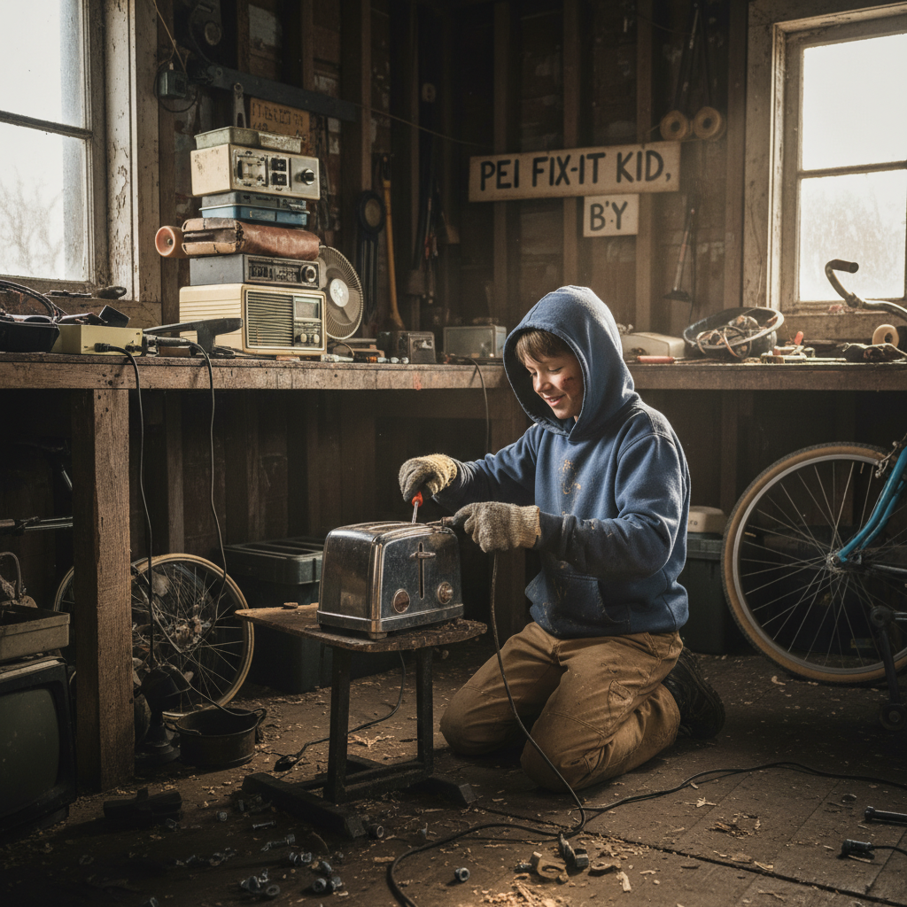 An 11-year-old on PEI is fixing everything, b'y