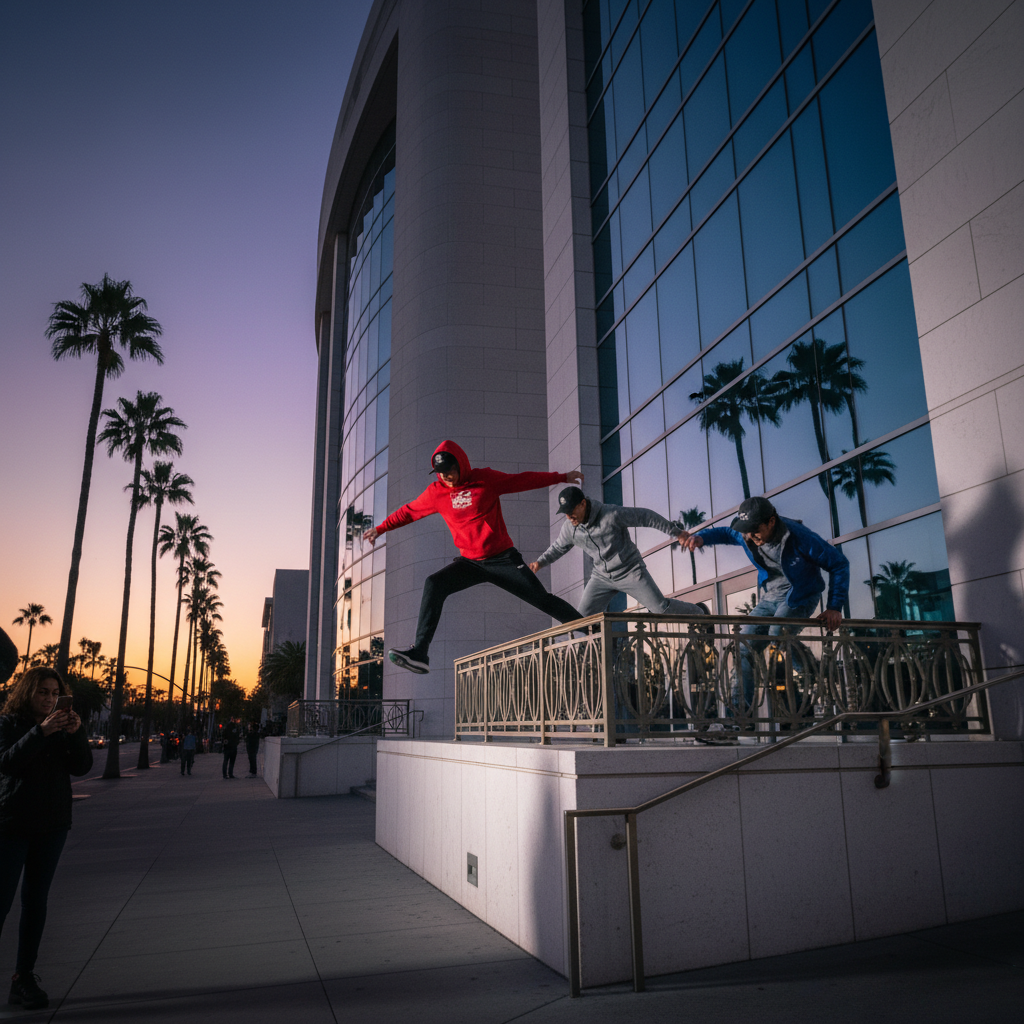 Did you see those kids "speedrunning" the Scientology building Saturday?