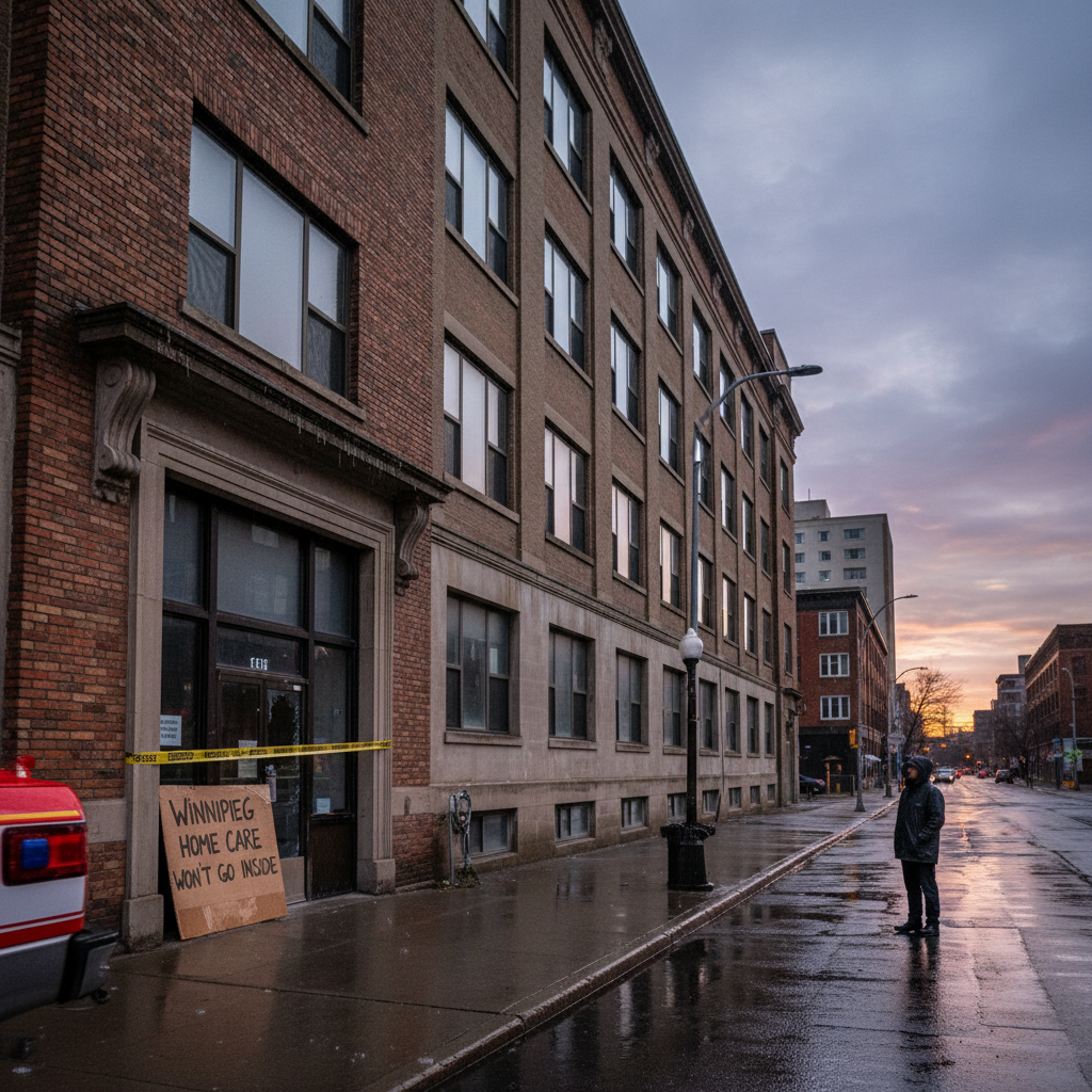 Winnipeg home care won't go inside this Powers Street building