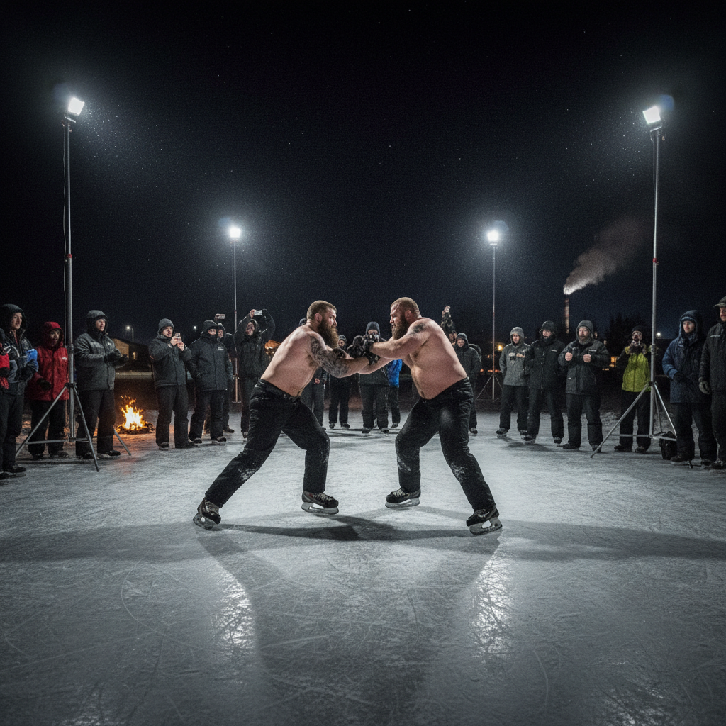 Someone's putting bare-knuckle hockey fights on ice in Enoch.