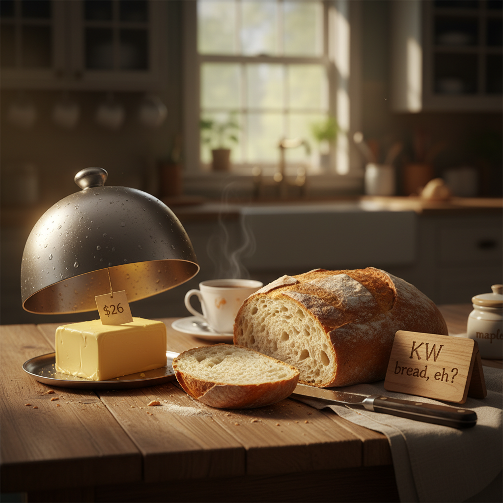 Your $26 butter needs the perfect KW bread, eh?