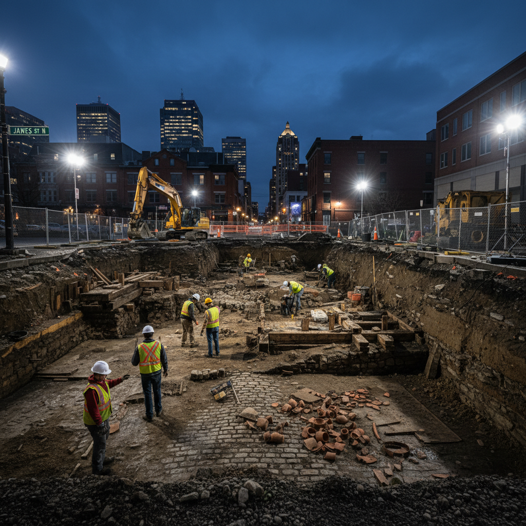 They just found your Hamilton history under James Street
