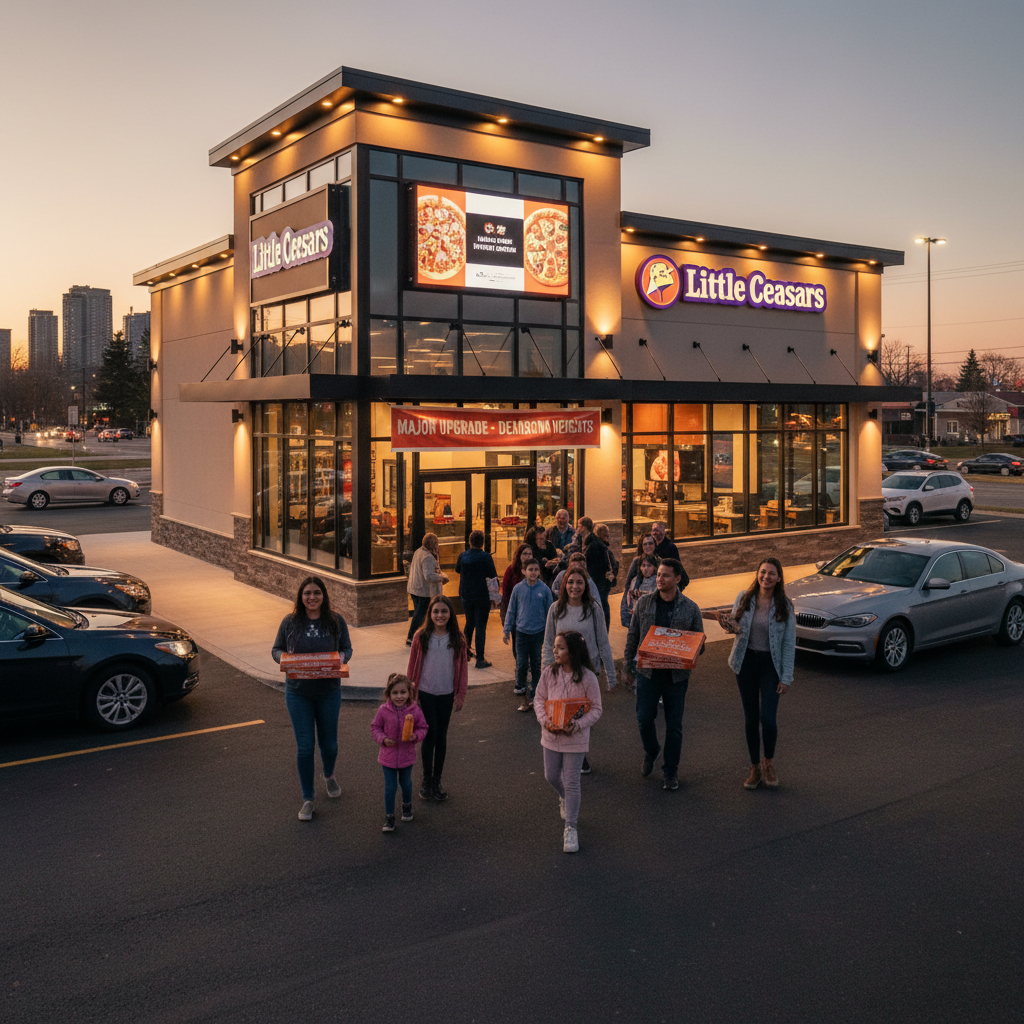 Your Little Caesars just got a major upgrade in Dearborn Heights.