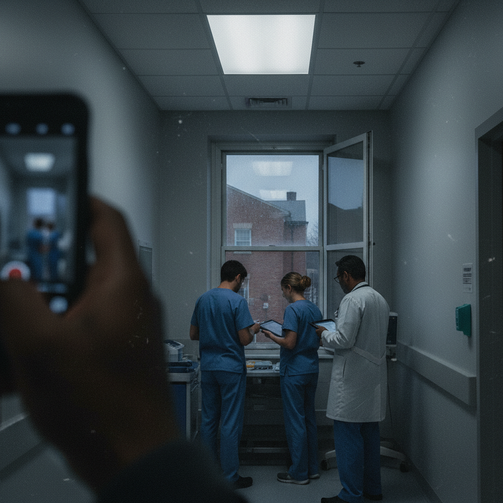 Someone just secretly filmed healthcare workers in York County. You heard that right.