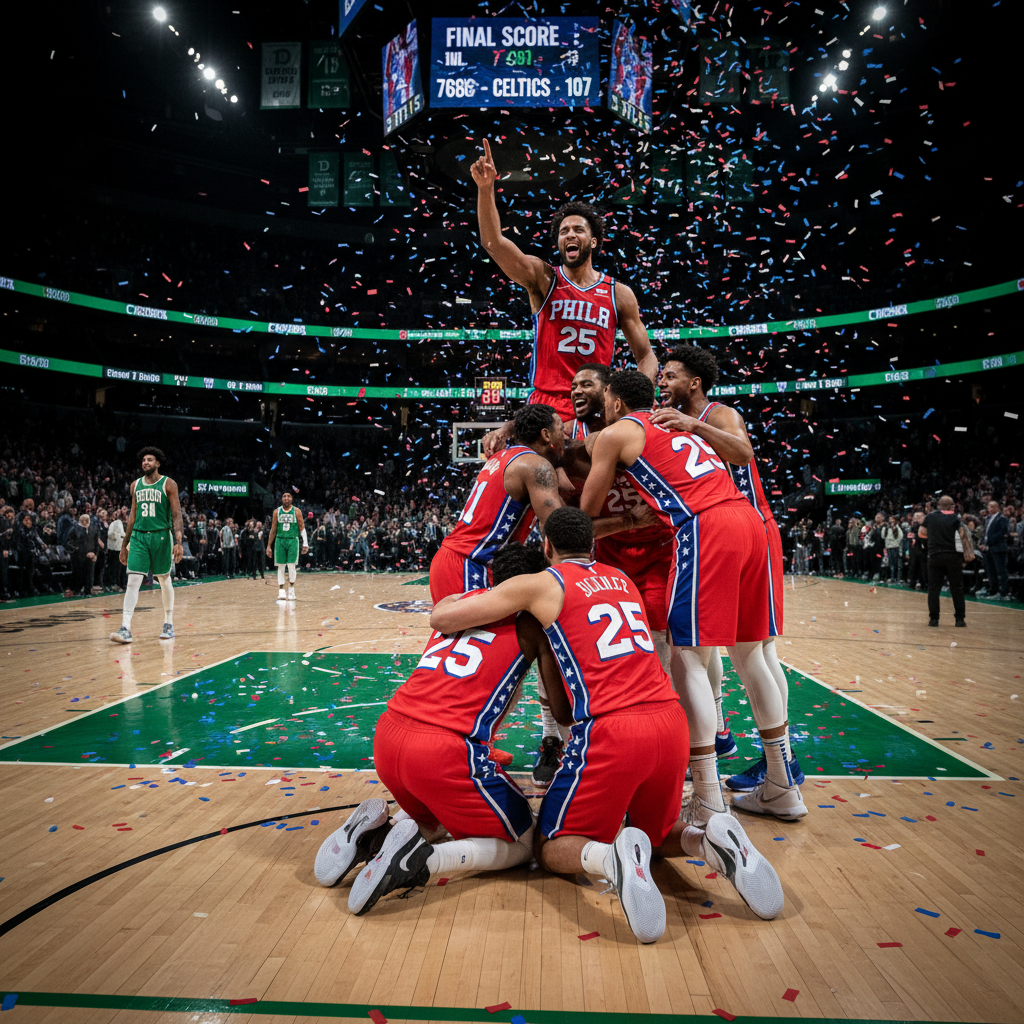 Your Sixers just pulled off a Philly miracle in Boston.