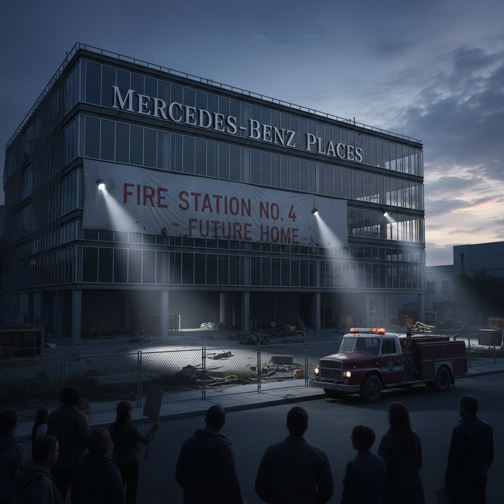 Mercedes-Benz Places just broke its Fire Station No. 4 promise to you