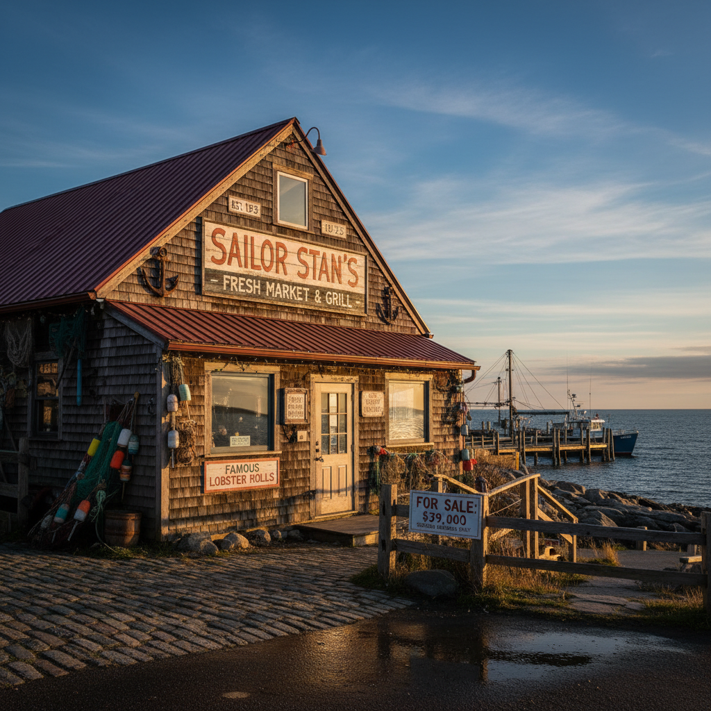 You can buy Sailor Stan's in Gloucester for $739,000. For real.