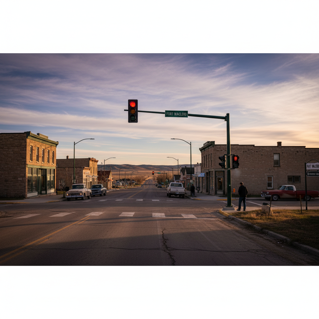 Fort Macleod is getting its first traffic light. Can you believe it?